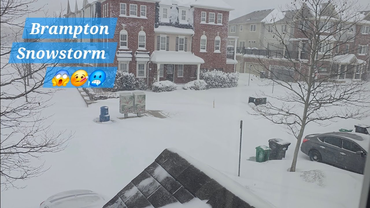 First Snowstorm of 2026 (Brampton) | 2 Hours of Snow Removal in 18 Minutes | DAY 15