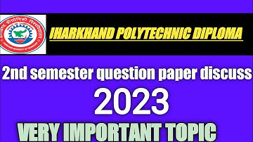 #jut ranchi diploma 2nd semester question discuss  2023#viralquestion 2023#digital education