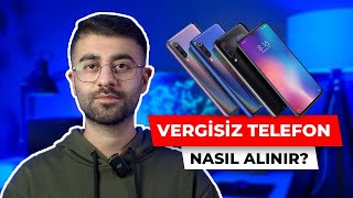 Vergisiz telefon nasıl alınır? 2 DK'da vergi indirimli telefon al