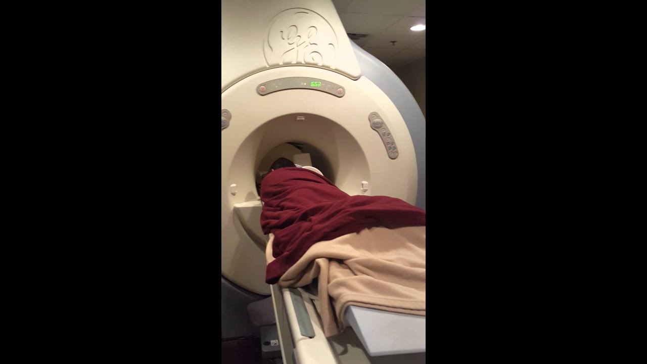Daddy getting Mri of his elbow