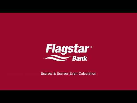 Flagstar Account Statement Overview - Escrow Even