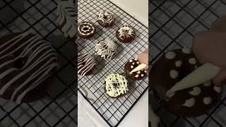 Drizzle Art Design #shorts  #minidonuts