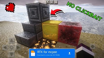 RTX Shader For Mcpe 1.21 | Render Dragon Shader Mcpe 1.21 | Realistic Minecraft PE | In Hindi