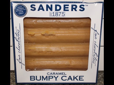 Sanders Bumpy Cake Caramel Cake Review Youtube