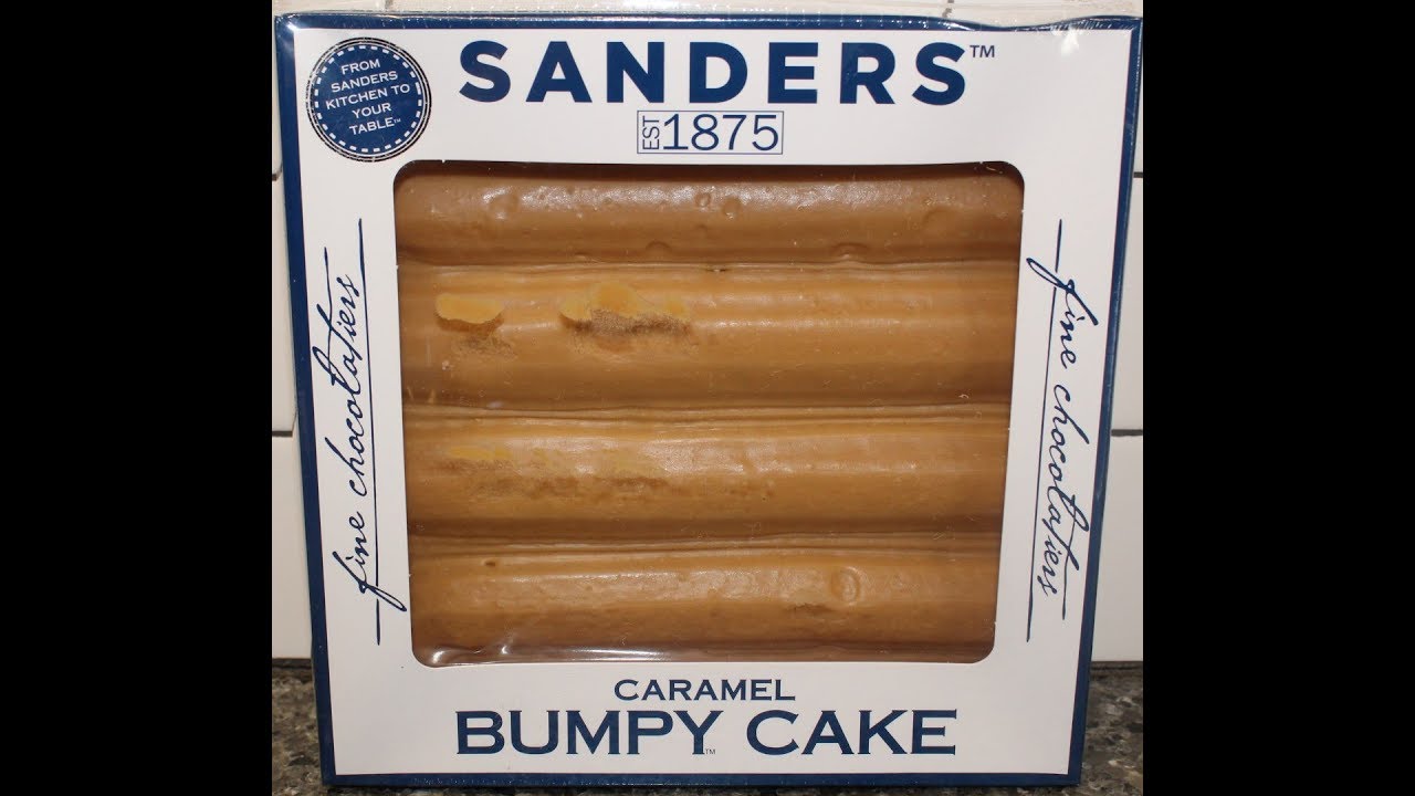 Sanders Bumpy Cake Caramel Cake Review Youtube