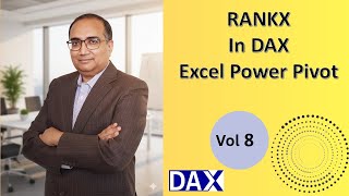 RankX in DAX in Excel Power Pivot
