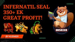 Infernatil Seal PoI | 1.6 kk/h raw | 350+ Knight | Tibia Hunting Guide