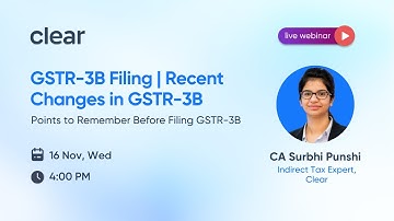 GSTR-3B Filing | Recent Changes in GSTR-3B | Points to Remember Before Filing GSTR-3B
