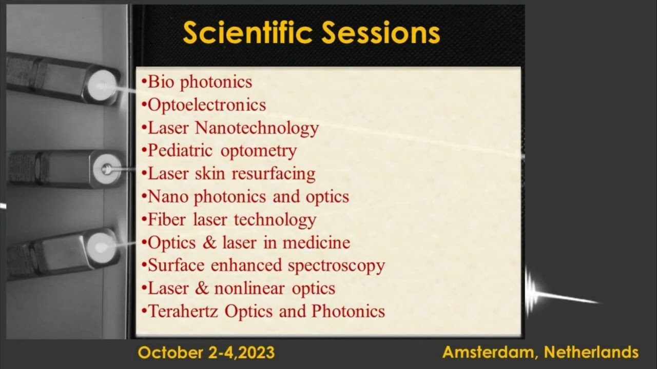 5th Edition of  Advancements on Lasers, Optics, Photonics & Expo