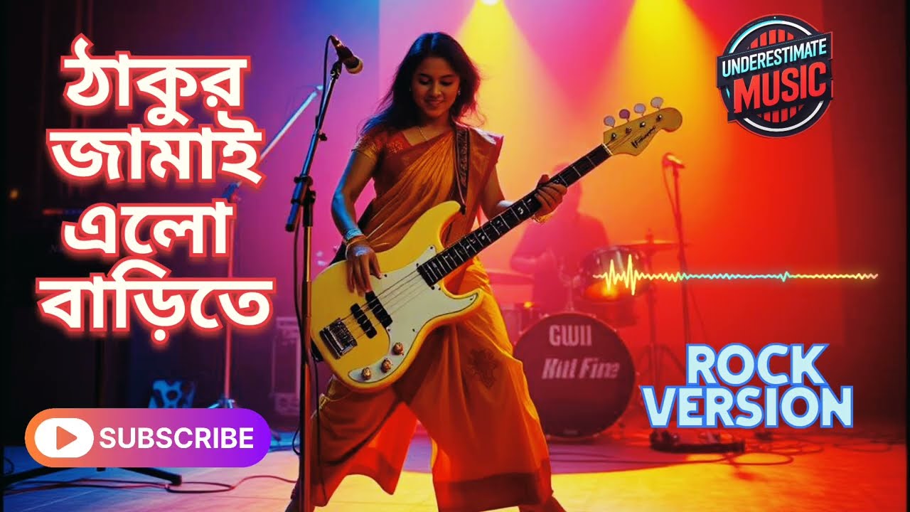 Thakur jamai elo barite | ঠাকুর জামাই এলো বাড়িতে | Bengali Folk song Rock Version