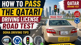 How to Pass the Qatari Driving License Road Test | Doha Driving Tips #tseries #automobile #viral
