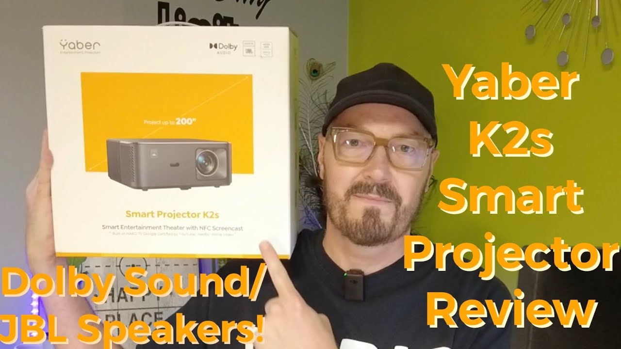 Yaber K2S Projector Review (NFC, JBL Speakers, Android TV & Netflix)! 