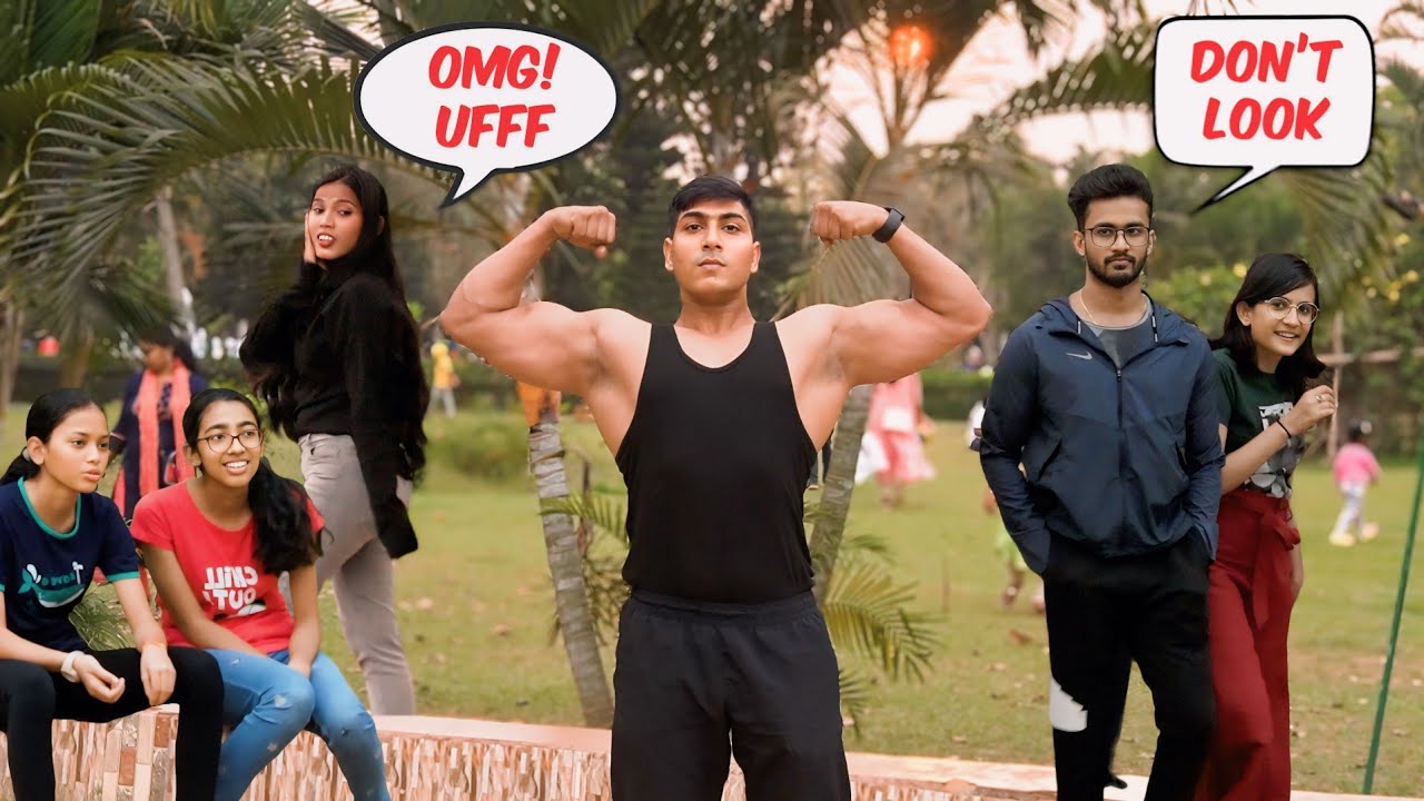 Бодибилдер появился на публике без рубашки | Лучшая публичная реакция | Sweat Arena Zone