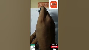 How to Trisect a Right Angle (90°)✍️| Engineering Graphics Trick!#egd#drafting#viral#trending#reels