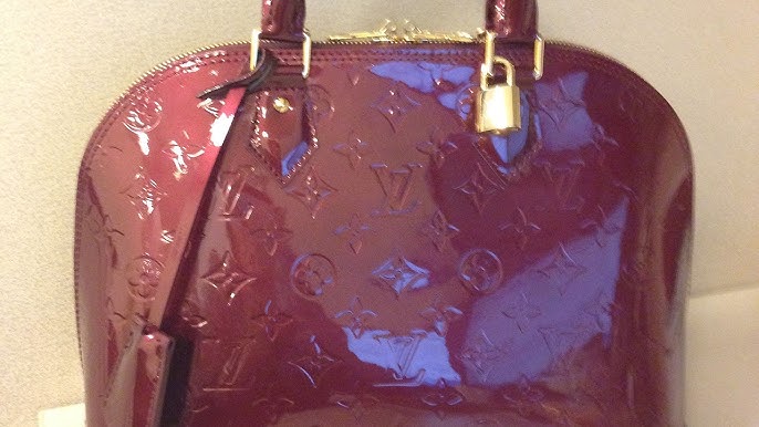 Mom's Got a Brand New Bag: Louis Vuitton Vernis Color Comparison: Rouge  Fauviste vs. Violette