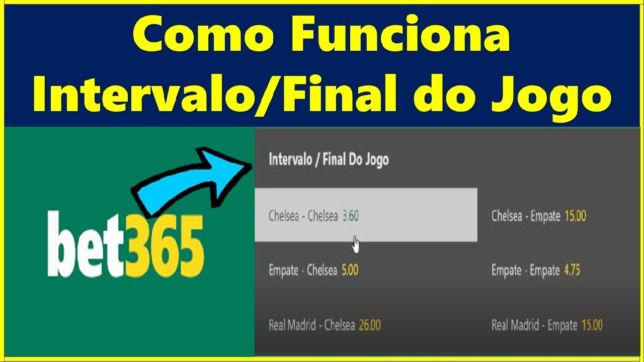 Como Funciona o Intervalo/Final do Jogo na bet365? 