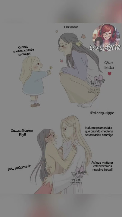 🗣️ younger x older💓 #asmrroleplay #yuri #anime #fanart #f4f #fandub #manga #shorts  #viralvideo