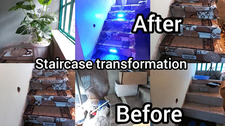 Staircase makeover:minimal...  lifestyle/stairs tr...