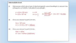 iGCSE Physics: Wave Equation with prefixes