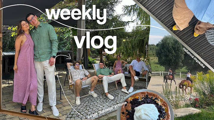 WEEKLY VLOG ☀️// grwm na wesele / sprzątanie lodówki / bieganie❤️ / grzywka na wałek / Chorwacja 🌴/