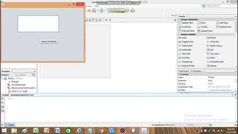 How to center jFrame after running the project in netbeans