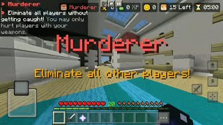 MURDERER WIN? (so close) | #7 Murder Mystery | Minecraft Hive screenshot 3