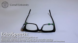 EchoSpeech: AI-equipped eyeglasses can read silent speech screenshot 5