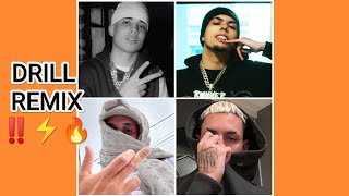 Leviano "Diss me" Feat. Niink, Ryu, The Runner, Bradockdan, Aklipe44 (Drill Remix) ⚡‼️