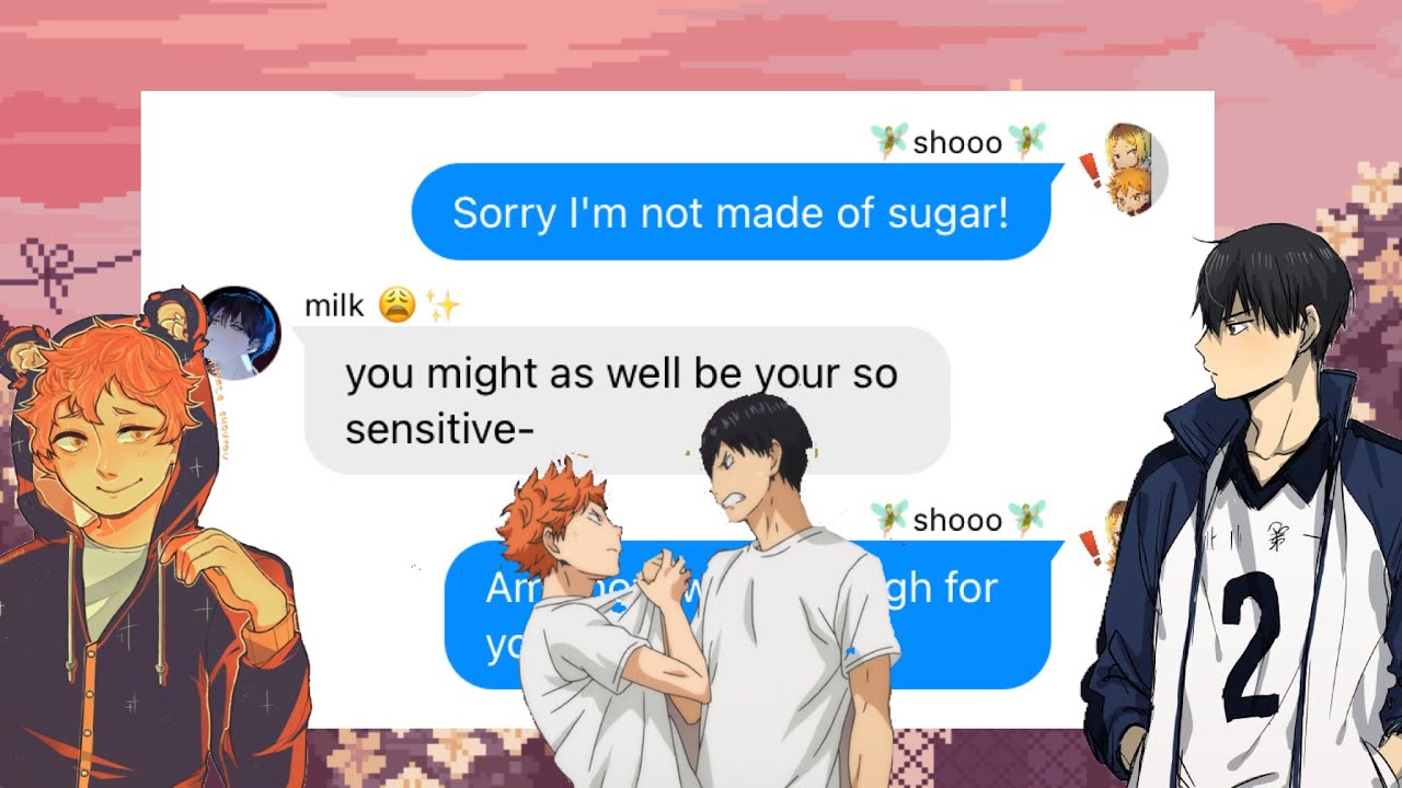 Hinata snaps..✨|haikyuu texting story|haikyuu lyric prank| I’m just your problem