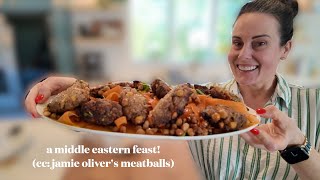 a middle eastern feast | lamb MEATBALLS & a turkish twist cocktail