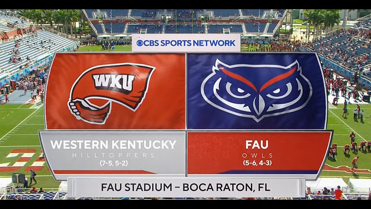 20221126 Western Kentucky FAU (overtime thriller!) YouTube