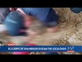 El cuerpo de la menor de 9 años sepultada por un deslave fue recuperado en Carchi