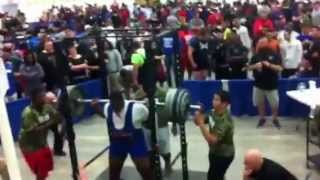 Andrew Billings - Squat 805 lbs  @ THSPA - Texas High School Powerlifting State Championship