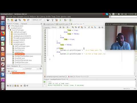 Java Program to Check a Leap Year