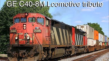 GE C40-8M locomotive tribute