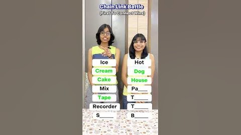 First To Connect The Chain Link Wins