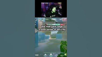 UNPREDICTABLY aggressive Viper wall peak | Valorant