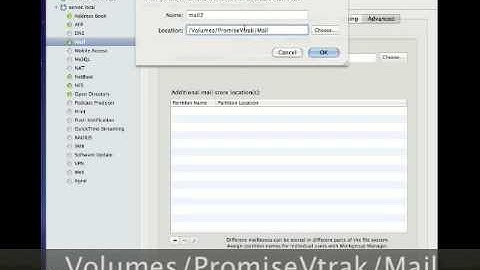 Adding Multiple Mail Stores in Snow Leopard Server