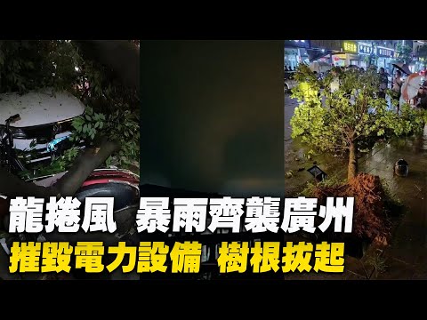 广州从化遭龙卷风袭击，电力设备被瞬间摧毁，网友称现场犹如科幻灾难片；连续暴雨，广东梅州多地被淹，一片汪洋； 哈尔滨遭遇大风暴雨冰雹内涝；冰雹夜袭河北保定清苑，西瓜将上市，被一夜毁尽。