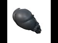 Bust female face skull