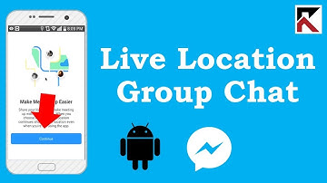How To Share Live Location To A Group Facebook Messenger Android