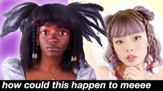 black girl tries Mei Yan&#39;s ✨gorgeous✨ hairstyles | 4C natural hair