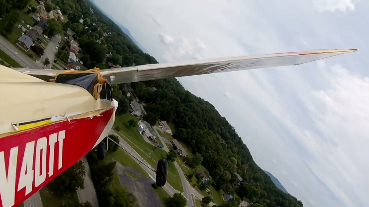 Electric Tiger Trainer 40 - Lost Rubber Bands Mid Flight!