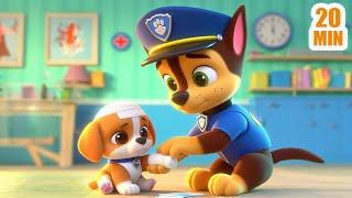 Paw Patrol Mighty Movie - Rubble &amp; Chase Save A Scarecrow