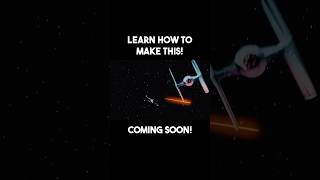 X-wing VS TIE Fighter - The Tutorial Series! #starwars #animation #space