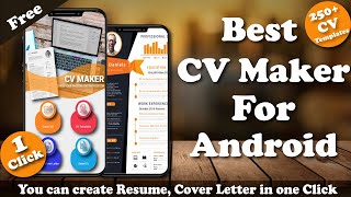 cv maker app  av builder with resume maker screenshot 4