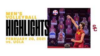 Men's Volleyball: UCLA 3, USC 1 - Highlights 2/20/21
