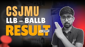 CSJMU BALLB - LLB Result 2025 | Kanpur University llb - ballb students जरूर देखें