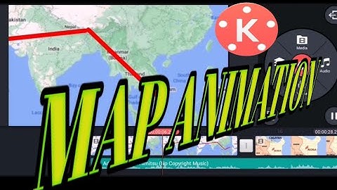 MAP ANIMATION TRAVEL|KINE MASTER TUTORIAL PungdolTV