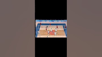 powerful spike 💪 [subscribe] #volleyball #viralvideo #sports #algorithms #algorithm